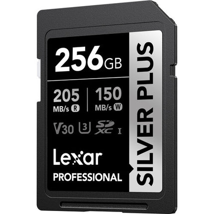 Lexar Professional SILVER PLUS UHS-I SDXC Memory Card 205 MBs