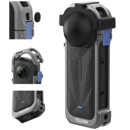 TELESIN Full Metal Cage Protection for Insta360 X5