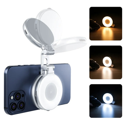 TELESIN Magnetic Selfie Ring Light S5-BGD-01