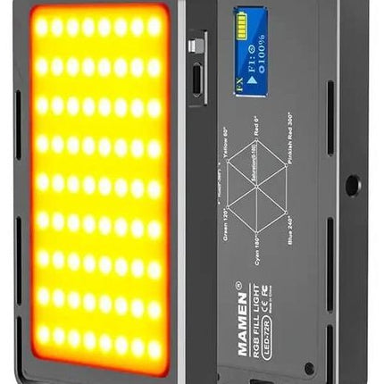 MAMEN LED-72Plus RGB Fill Light