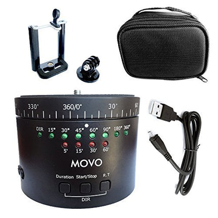 Movo Photo MTP-11 Motorized Panaromic Time Lapse Tripod Head