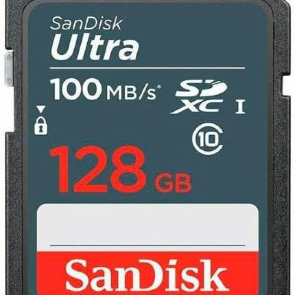 SanDisk Ultra 128GB SDXC Memory Card 100MB-s