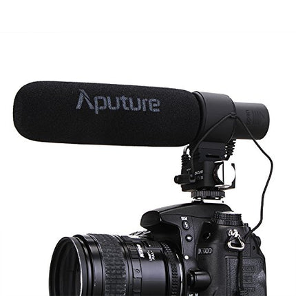Aputure V-Mic D2 Sensitivity Adjustable Directional Condenser Shotgun Microphone