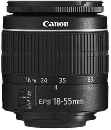 Canon EF-S 18-55mm f-3.5-5.6 III Camera Lens (White Box)