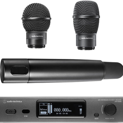 Audio-Technica ATW-3212/C5171 Wireless Handheld Microphone with ATW-C510 and ATW-C710 Mic Capsule