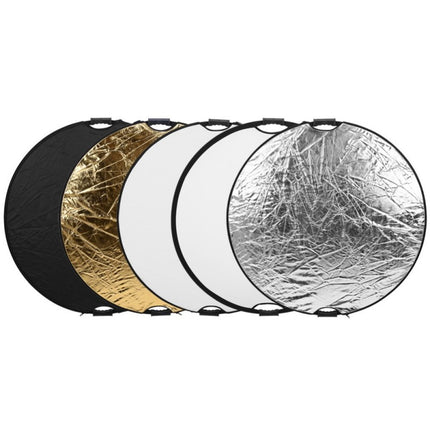 Reflector 5in1- 110 cm Black Silver White Gold and Diffuser