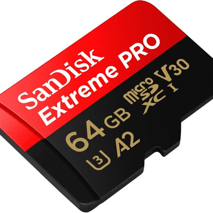 SanDisk Extreme PRO 64GB Micro SDHC With 4K Ultra 200MB-s