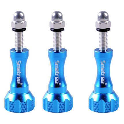 Smatree 3pcs Long Alumunium Thumbscrew for Gopro