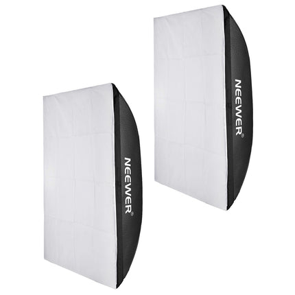 Neewer 2 Pieces 50cmx70cm/20inchx28inch Square Photography Light Tent Photo Cube Softbox
