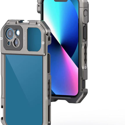 SmallRig Video Rig Cage for iPhone 13 with Dual Cold Shoes