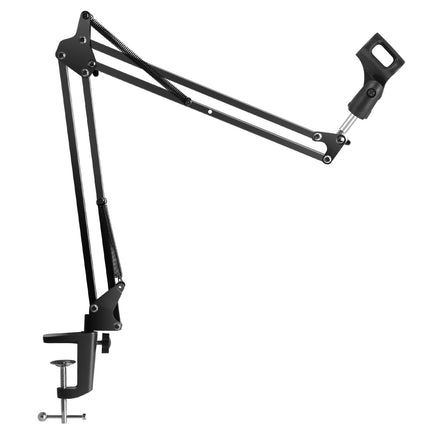 InnoGear Microphone Suspension Mic Clip Adjustable Boom Studio Scissor Arm Stand for Blue Yeti Snowball Microphone