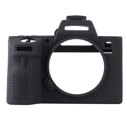 Sony A7R iii Case- Professional Silicone Rubber Camera Case Cover Detachable Protective for Sony A7 iii A7 riii Sony ILCE-7RIII A73 A7R3 (Black)