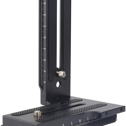 AFFVO L Bracket Vertical Plate Support Holder for Zhiyun Weebill-Weebill S-Crane 2-Crane 3-3S and Video Cameras- Left and Right Switchable