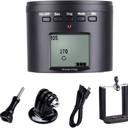 Suptig Tripod Mount Camera Tripod Mount Electric 360 Degree Tripod Head