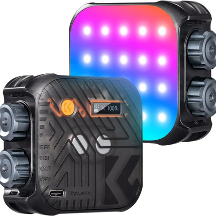 K&F Concept RGB Video Light 2000mAh Rechargeable