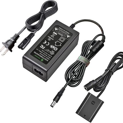 Gonine NP-FZ100 Dummy Battery NP FZ100 DC Coupler AC Power Adapter Supply.