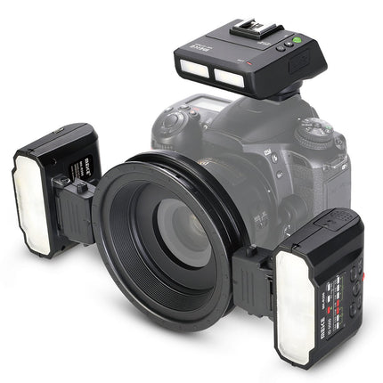Meike MK-MT24 2.4G Wireless Close-Up Speedlight Macro Twin Lite Flash for Nikon F-Mount Z-Mont