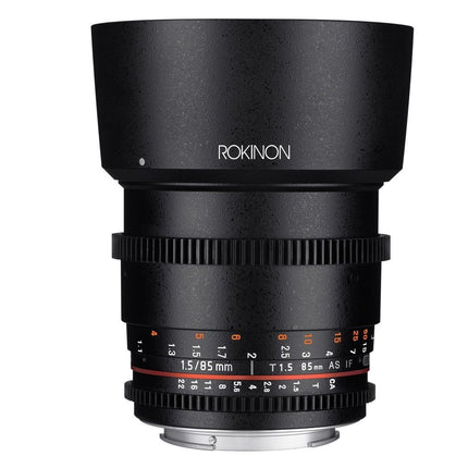 Rokinon Cine DS DS85M-C 85mm T1.5 AS IF UMC Full Frame Cine Lens for Canon EF