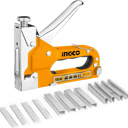 INGCO Staple Gun 3 in 1 Staple Gun Heavy Duty