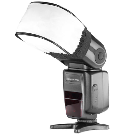 Neewer Pro Universal Soft Mini Flash Bounce Diffuser Cap for On Camera or Off Camera Flash Gun- for Canon- Nikon- Sunpak- Vivita Flash- Nissin- Sigma- Sony- Pentax- Olympus- Panasonic Lumix Flashes