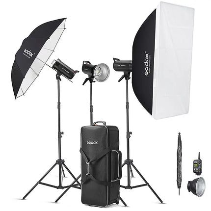 GODOX DP400II-E Flash Head 3 Sets Kit
