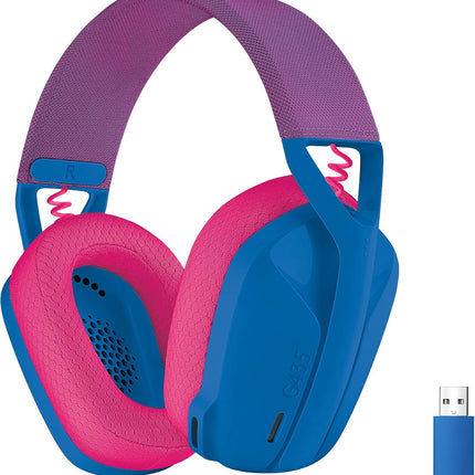Logitech G435 LIGHTSPEED Wireless Gaming Headset - Blue and Pink