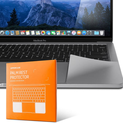 UPPERCASE Premium Palm Rest Protector Skin Cover Set for MacBook Pro 16inch Space Grey (2019 MacBook Pro 16 with Apple Model Number: A2141)