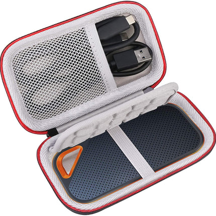 Lacdo Hard Carrying Case for SanDisk Extreme PRO- Storage Travel Bag- Black