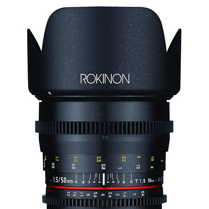 Rokinon Cine DS 50mm T1.5 Lens for Canon