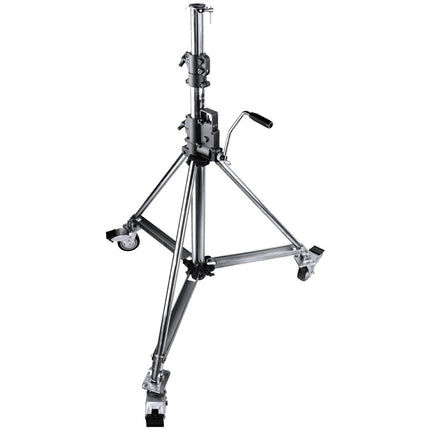 KUPO 485 Heavy Duty Wind Up Low Base Stand W-Braked Caster