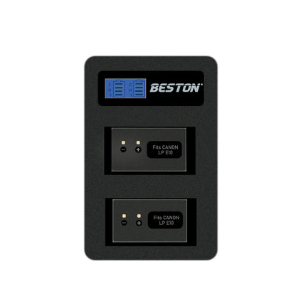 Beston LP-E10 Dual Battery Charger for Canon