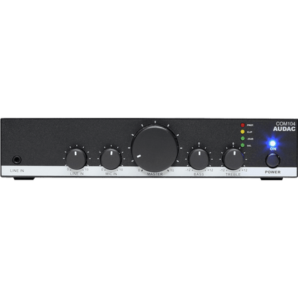 AUDAC COM104 AMPLIFIED MIXERS - 2 IN - 40W - 100V
