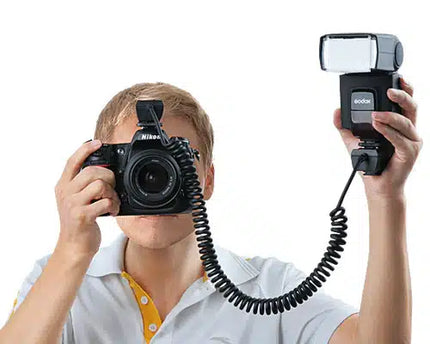Godox TL-C 3M TTl Cable Camera Flash Speedlite For DSLR Camera