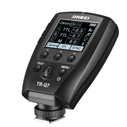 Jinbei TR-Q7 Multi Brand TTL Wireless Flash Trigger With Colour Screen