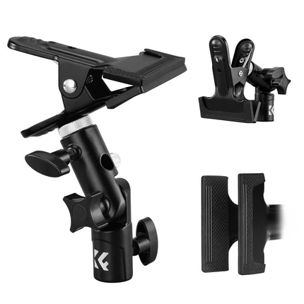 K&F CONCEPT Photography Reflector Bracket Heavy Duty Metal Clip Bracket
