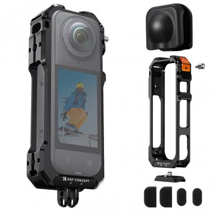K&F Concept Insta360 X5 Camera Cage Aluminum Frame