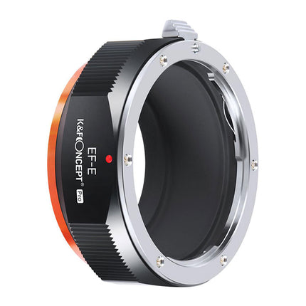 K&F M12105 EOS-NEX PRO high precision lens adapter {Orange}