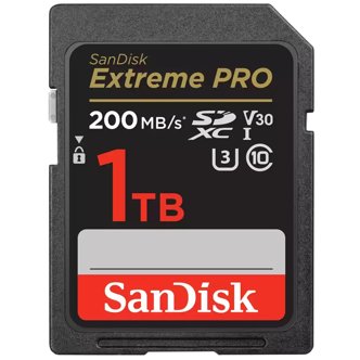 SanDisk Extreme PRO 200MB-s UHS-I SDXC Memory Card 1TB