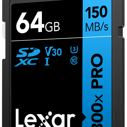 Lexar High-Performance 800x PRO SDHC™/SDXC™cards BLUE Series