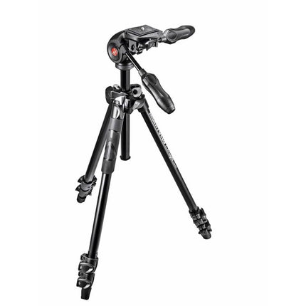 Manfrotto MK290LTA3-3W 290 Light Alu 3-Section Tripod Kit with MH293D3 3-Way Head