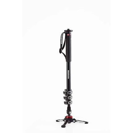 Manfrotto XPRO aluminium 4 section fluid video monopod- FLUIDTECH base