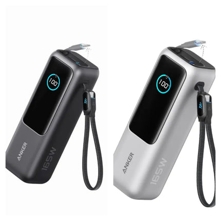 Anker Zolo A1695H11 Power Bank Built-in and Retractable Cable 25000mAh – 165W