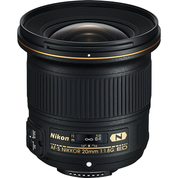 Nikon AF-S NIKKOR 20mm f/1.8G Lens