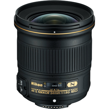 Nikon AF-S NIKKOR 24mm f/1.8G ED Lens
