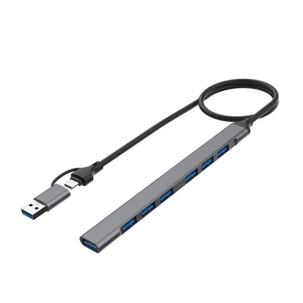 Generic 9702 HUB 7 IN 2 USB HUB USB 3.0*1+USB2.0