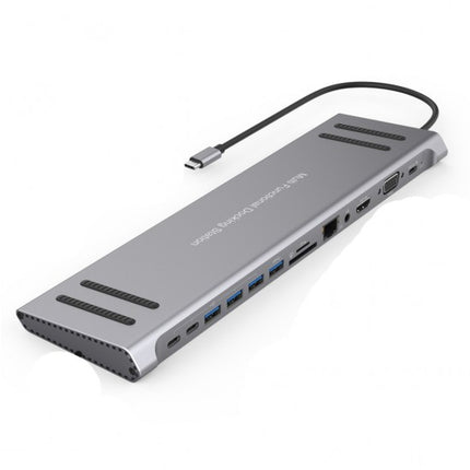 Onten 9199A 14 -in-one USB-C Multi Function Docking Station