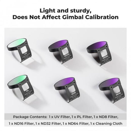K&F Concept DJI NEO Drone ND & CPL Filter Set  - 6-Pack