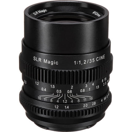 SLR Magic Cine 35mm f-1.2 FE Lens for Sony E-Mount