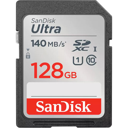 SanDisk Ultra 128GB UHS-I SDXC Memory Card 140MB-s
