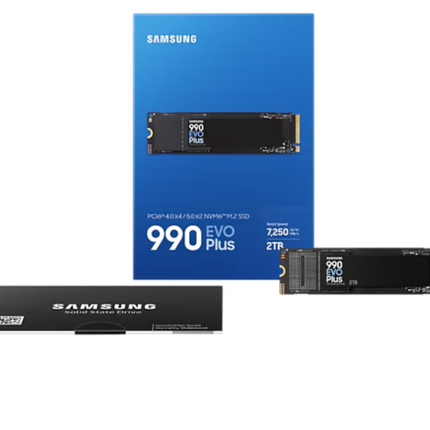 Samsung 990 Evo Plus 2TB M.2 PCIe Gen4 and Gen5 NVMe Internal Solid State Drive SSD